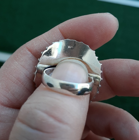 New Amber 925 Silver Ring. - Picture 7 of 7